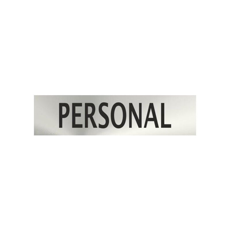 

Informativa Personal Acero Inoxidable Adhesivo de 0'8mm 50 x 200 mm