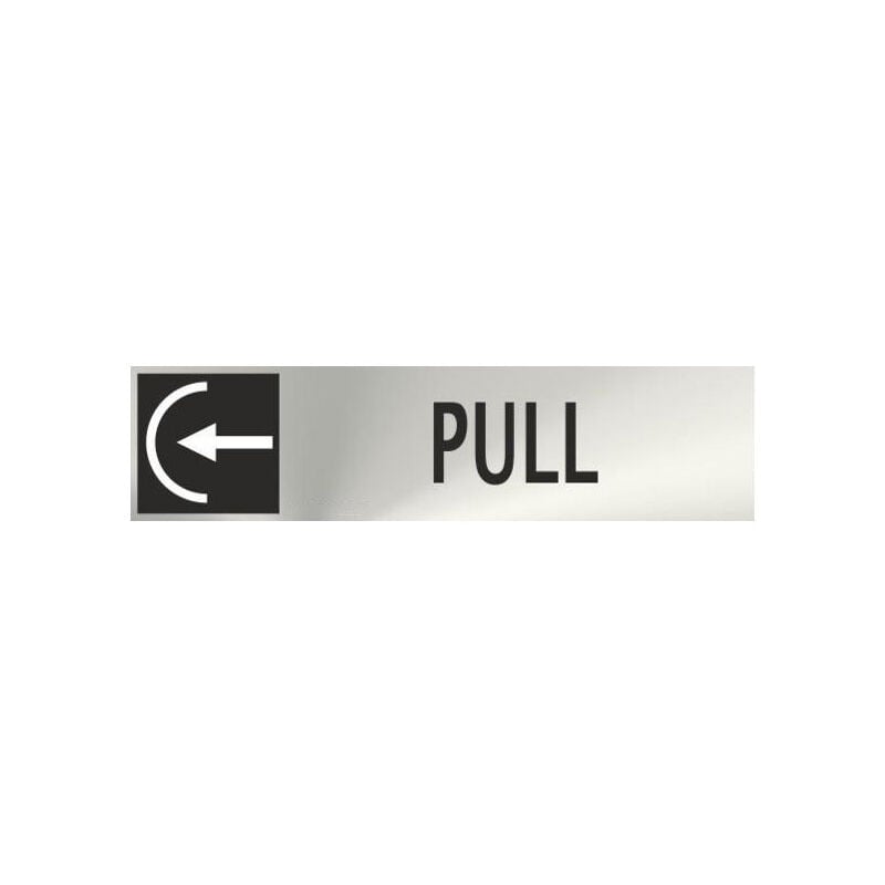 

Informativa Pull Acero Inoxidable Adhesivo de 0'8mm 50 x 200 mm