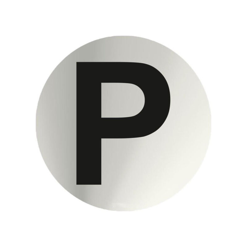 

Informativa Redonda Parking Acero Inoxidable Adhesivo de 0,8mm Ø 70 mm