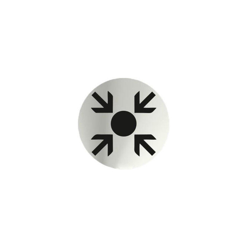 

Informativa Redonda Punto de Reunión Acero Inox. Adhesivo 0,8mm Ø70mm