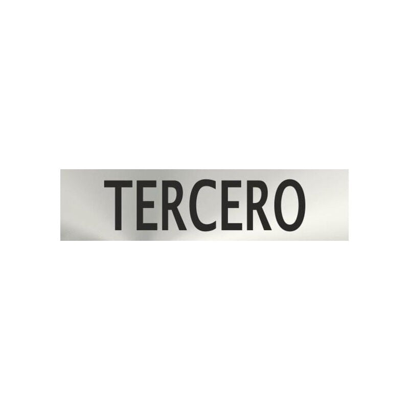 

Informativa Tercero Acero Inoxidable Adhesivo de 0'8mm 50 x 200 mm