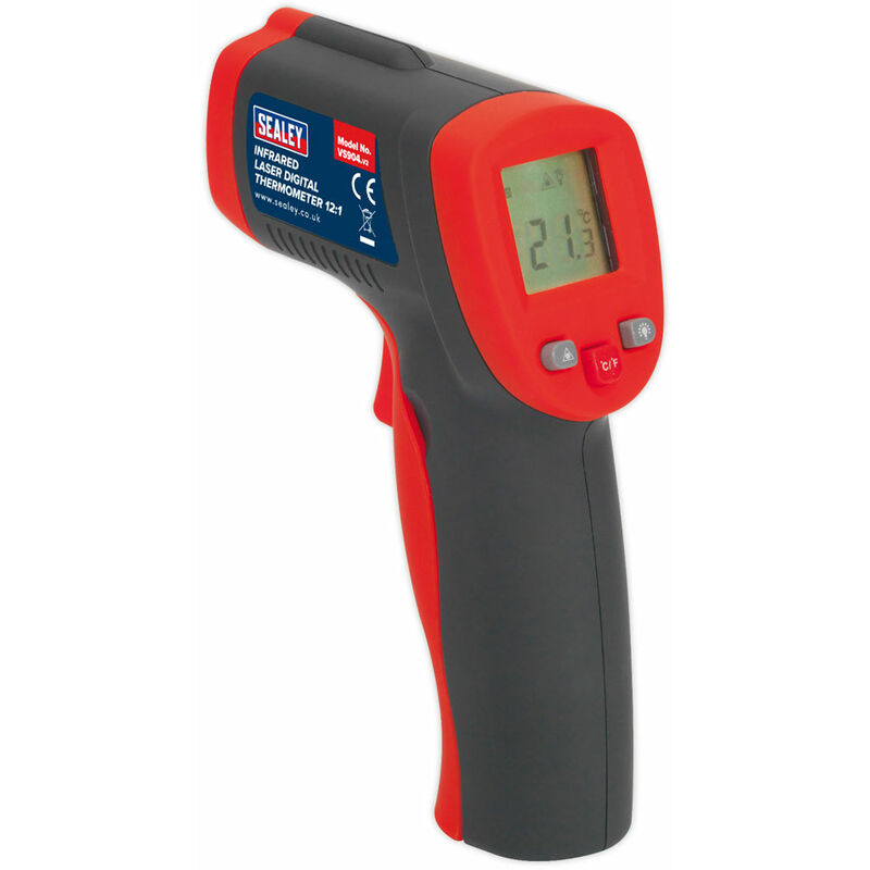 VS904 Infrared Laser Digital Thermometer 12:1 - Sealey