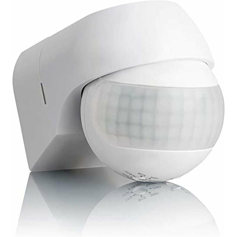 Infrared motion sensor switch, outdoor mounting, range up to 2-25 m, 180° swivel