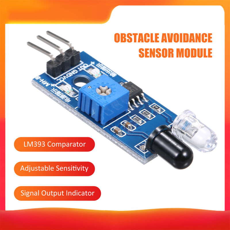 Infrared Proximity Sensor IR Infrared Obstacle Avoidance Sensor Module Compatible with Arduino,model:Multicolor