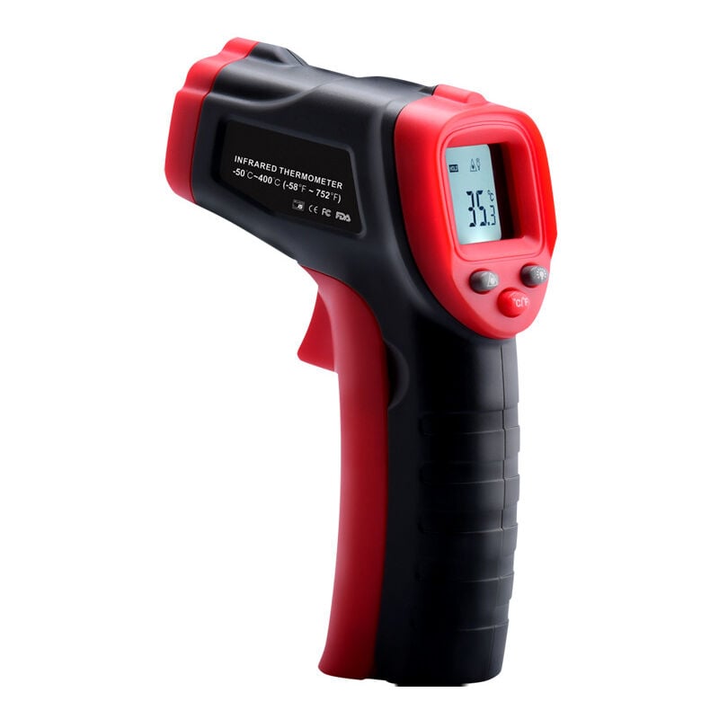 Ugreat - Infrared Thermometer, -50°C600°C (-58°F1112°F) Non-Contact Laser Thermometer with Adjustable Emissivity, Thermometer for