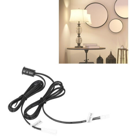 [Infrarot-Detektor] [Aluminium] [5V-24VDC] Präsenzmelder für Schränke und Lagerräume, großer Erfassungsbereich 5-8 cm, einfache Installation, kompatibel mit LED-Lichtleisten