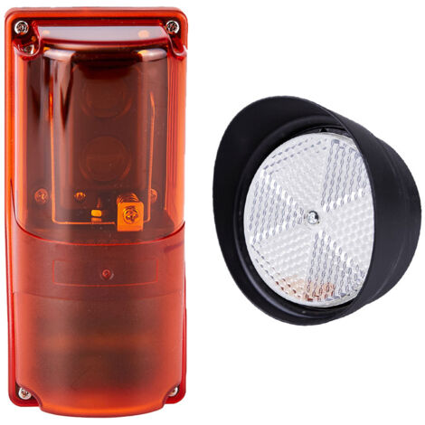 Infrarot-Detektor mit Infrarotstrahl für Alarmanlagen, reflektierender Infrarot-Detektor, externe Einbruchschutzanlage, Parkplatzsperre, Garagentor, Infrarot-Bewegungsmelder zur Erkennung menschlicher