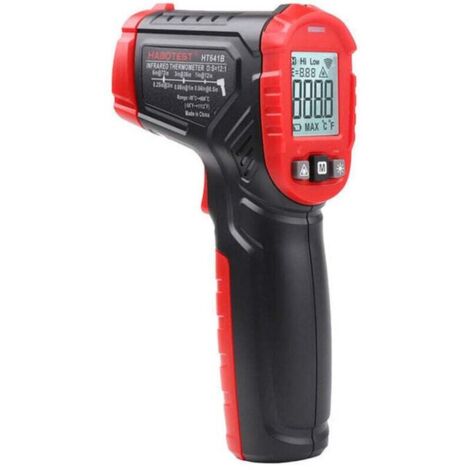 Infrarot-Laserthermometer, digitales Thermometer von -50 °C bis 600 °C für Küche, Pizzaofen, Gebäck, Fleischwaren, Heizung/Klimaanlage, Kühlschrank, Grill und Motoren
