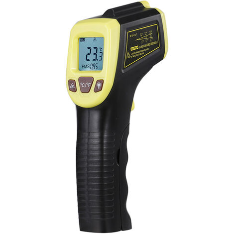 Infrarot-Thermometer, berührungslose digitale Laser-Temperaturpistole -58 °F bis 1112 °F (-50 °C bis 600 °C) mit LCD-Display