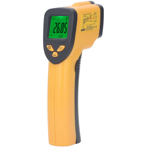 Infrarot-Thermometer mit Digitalanzeige, berührungslos, Temperaturmessbereich 50–600 °C