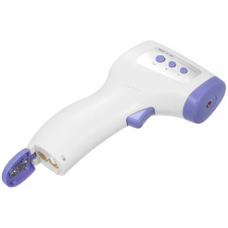 Infrarot-Thermometer Stirnthermometer 32 berührungslose Datenspeicherthermometer mit dreifarbigem, hintergrundbeleuchtetem LCD-Fieberalarm Hochpräzises Handtemperaturmessgerät