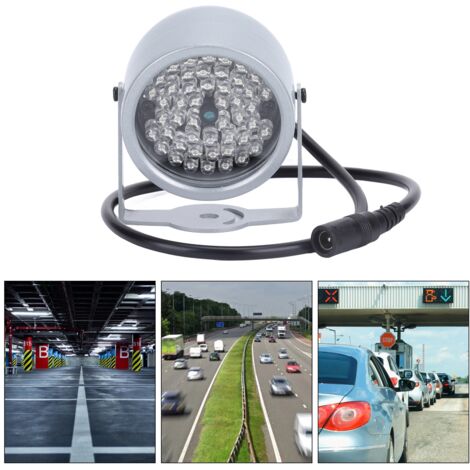 [Infrarotbeleuchtung] IP5-regenfeste Nachtsichtlampe mit 48 IR-LEDs für Parkplatzüberwachungskameras