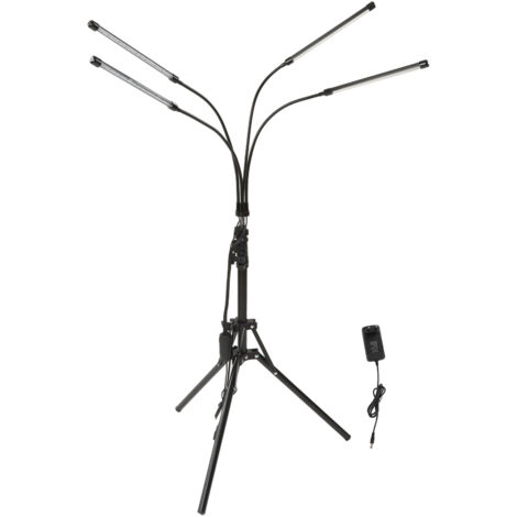 Infrarotlampe mit vier Köpfen gegen Gelenk- und Muskelschmerzen, 660 nm 850 nm, verstellbarer Ständer, 100–240 V, europäischer Stecker