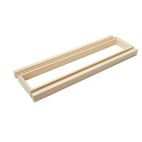 Infraworld Holzrahmen für VITALlight-IPX4 Infrarotstrahler Wandmontage Linde