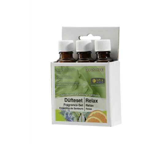Infraworld Sauna Düfteset Relax 3 x 20 ml Saunaaufguss Saunaduft W4430