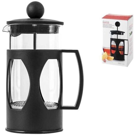 Infusiera in acciaio inox nera