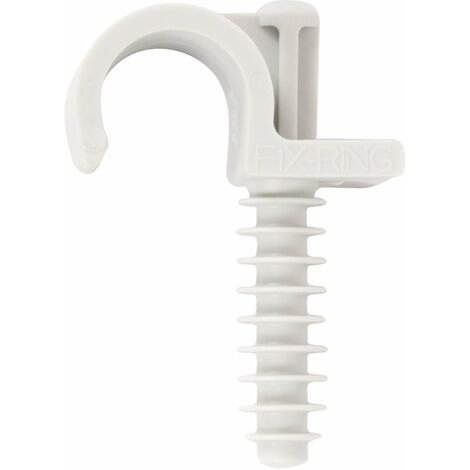 Ing Fixations – Collier de fixation murale en nylon polyamide 6 Ø16 mm – Charge 40 kg – Boîte de 100 unités – A300050