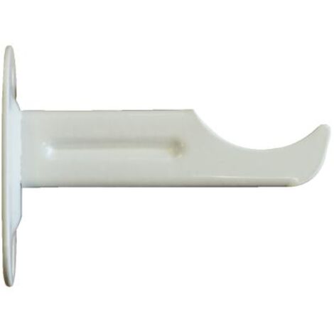 Ing Fixations – Support radiateur en fonte type rideau 135 mm – Finition époxy blanc – Installation facile et sécurisée – Lot de 10 unités