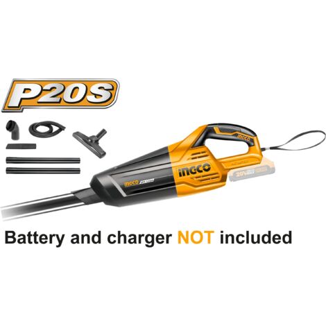 INGCO ASPIRADOR 20V.S7BATERIA 0.5 l.CVLI2001