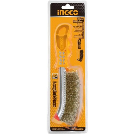 INGCO CEPILLO ALAMBRE LATON MANGO PLASTICO HWB02250