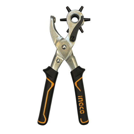 Ingco HLHP028 Fustellatrice Pinza Foratrice a fustella per buchi cintura Testa rotante 6 funzioni