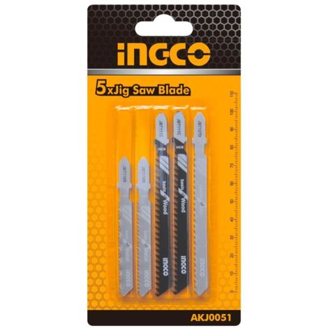 INGCO HOJA CALADORA SURTIDA MADERA/METAL/ALUMINIO (BLISTER 5 PZ.AKJ0051