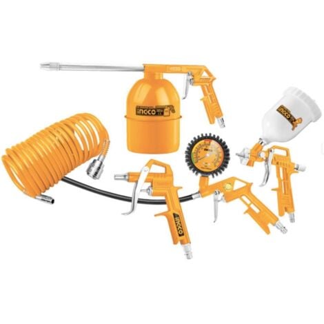 INGCO JUEGO PISTOLA PINTAR PROFESIONAL (CAJA 5 PZ.AKT0053