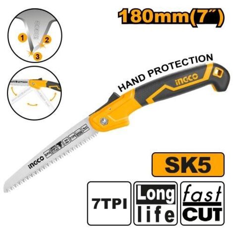 INGCO SERRUCHO PODA PLEGABLE 180 mm.HFSW1808