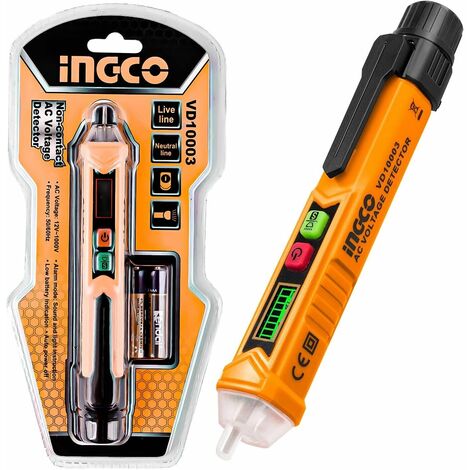 Ingco VD10003 - Rilevatore di tensione CA