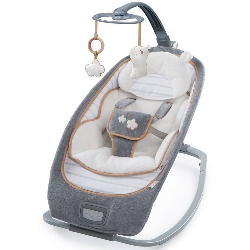 

Ingenuity Hamaca mecedora para bebés Bella Teddy K10986 - Gris