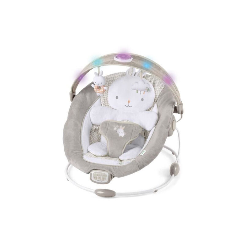 Les Tendances - ingenuity Transat confort Petit Lapin, Arche d'éveil lumineuse, Coussin réducteur amovible