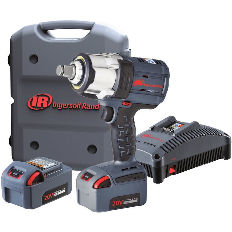 Clé à cliquet sans fil W7172-K22B-EU, 3/4' 20 v, 2x 5,0 Ah + chargeur - Ingersoll Rand