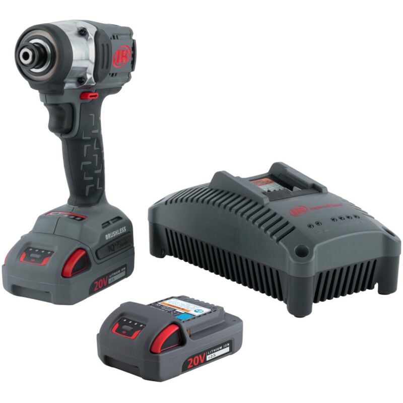 Ingersoll-Rand Hex Kit clé à chocs sans fil W3111-K22-EU 1/4', 2x 2,5 Ah et chargeur