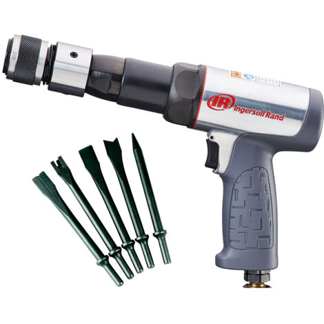 Ingersoll Rand Kit Martello Pneumatico 119MAXK,Martello Pneumatico per Autoveicoli e Officine, Carrelli Alimentati ad Aria, con 5 Scalpelli e Custodia