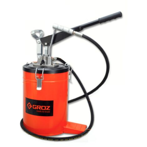 INGRASSATORE A LEVA BARILE FUSTO DA 10 KG ACCIAIO 275 BAR TUBO 2 MT 22 LB 392GRO