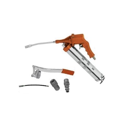 Ingrassatore / Pistola ingrassatrice / Pompa grasso combinata ad aria compressa / pneumatica e manuale / a leva 500ml
