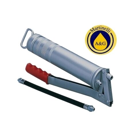 Ingrassatore/Pistola ingrassatrice/Pompa grasso manuale a leva 500ml Martinelli Made in Italy