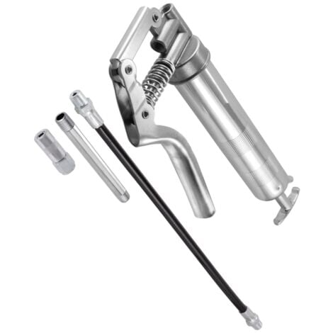 Ingrassatore/Pistola ingrassatrice/Pompa grasso manuale a leva a doppia uscita 85ml