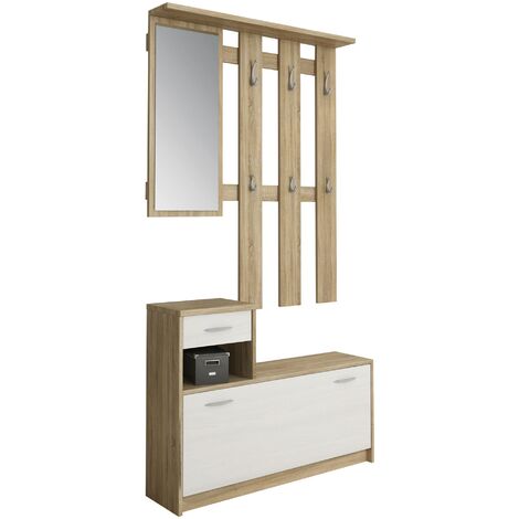 Ingresso effetto legno finitura rovere