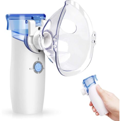 Inhalateur à vapeur portable bleu foncé pour adultes et enfants