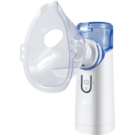 Inhalateur portable pour enfants et adultes. Inhalateur électrique à faible niveau sonore, comprend un embout buccal, un masque pour adulte et enfant, idéal pour la maison et les voyages.