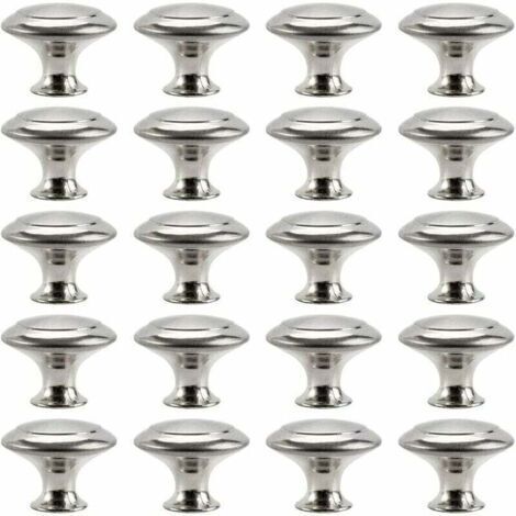 INHHUB Bouton de Meuble Cuisine Poignées Cabinet Acier Inox Portes Coupe Décoration Porte Cabinet Placard Tiroir Armoire(20PCS)-INHHUB