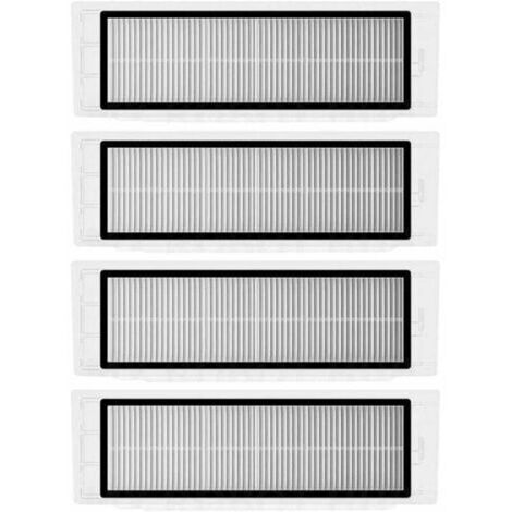INHHUB Lot de 4 filtres Hepa pour aspirateur Xiaomi Roborock S6 S5 MAX S60 S65 S5 S50 S55 E25 E35-INHHUB