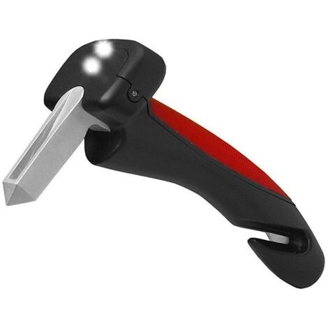 INHHUB Maniglia per auto, Martello per rompere i finestrini, Aiuto per stare in piedi in auto, Supporto portatile per l'uscita con luce LED - INHHUB