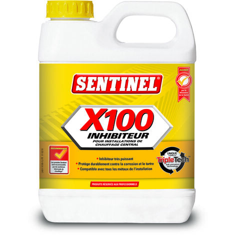 Inhibiteur X100 1l - SENTINEL : X100L-12X1L-FR