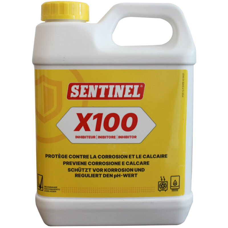 Inhibiteur X100 - 500 ml contre la corrosion et le calcaire - Sentinel