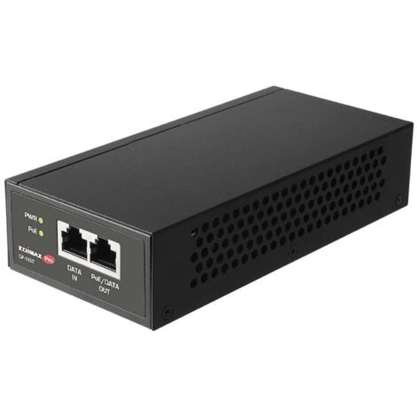 Iniettore PoE Gigabit 90W IEEE 802.3bt per Reti e Videocamere, Modello GP-103IT di EDiMAX Edimax Pro