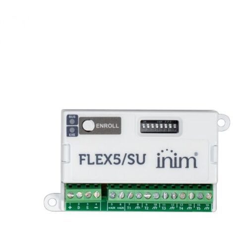 Inim Espansione per centrali antifurto con 5 terminali ingresso/uscita - FLEX5/SU