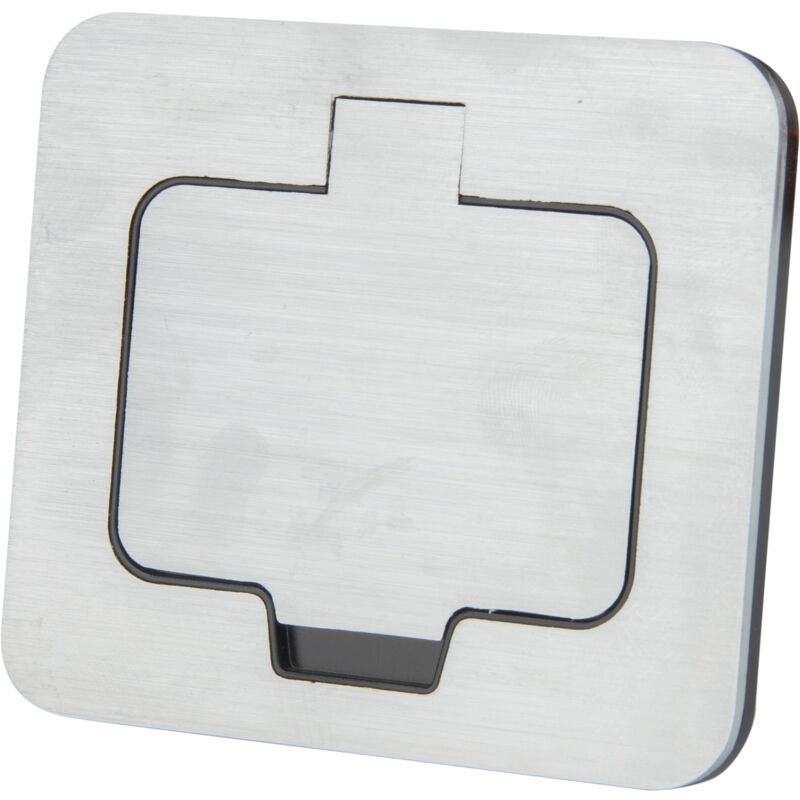 Thomson - Prise rectangulaire 16A 2p + t IP55 alu brossé