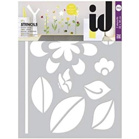 INITIATIVE DECORATION - STENCIL COMPONIBILE INSETTI 30X38CM